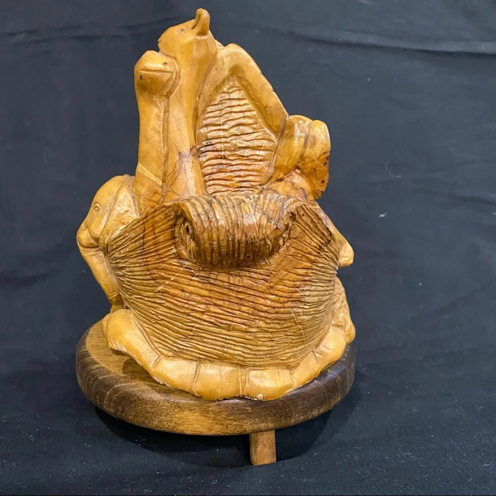 Hand‎ Carved Olive Wood Noah’s Ark